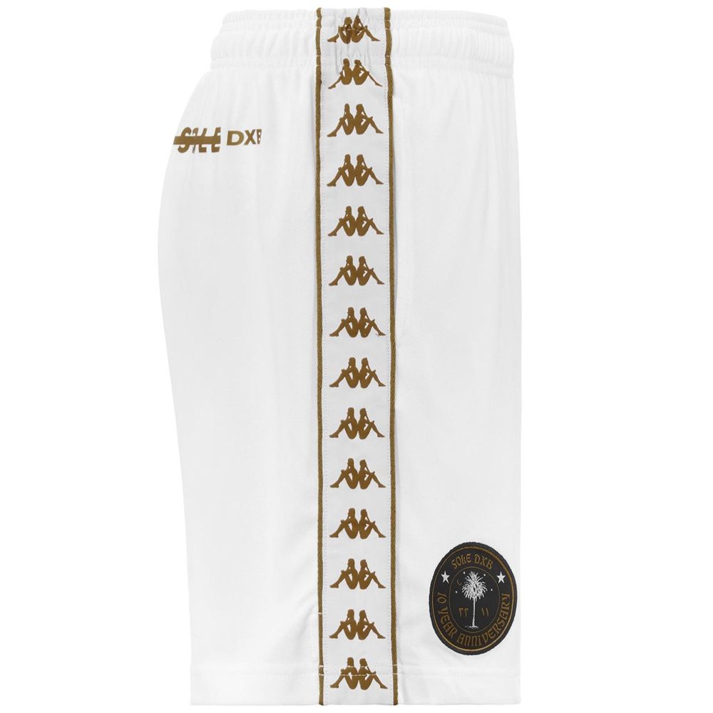 Men Kappa Authentic Fest Sole Dxb Shorts White | JI7910246