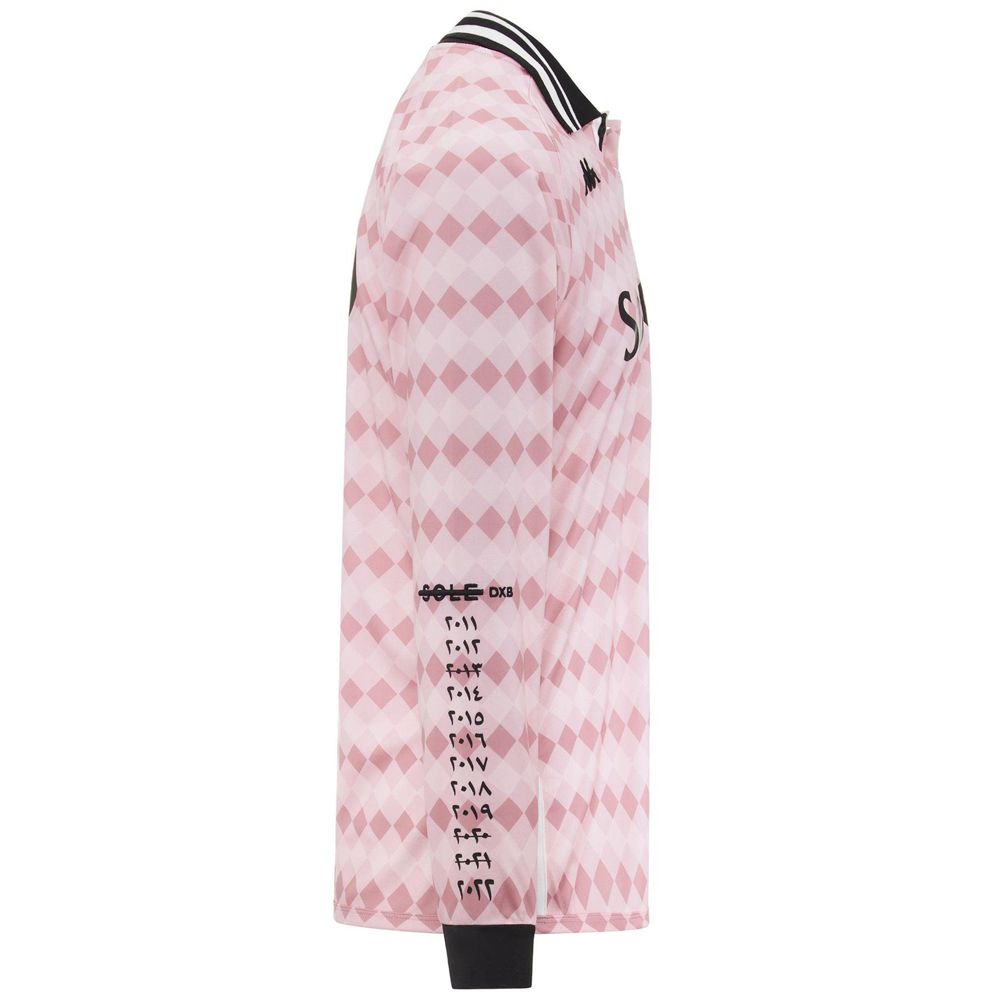 Men Kappa Authentic Forte Sole Dxb Jersey Pink | RT4216570