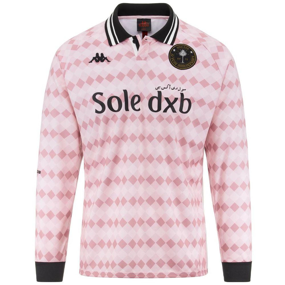 Men Kappa Authentic Forte Sole Dxb Jersey Pink | RT4216570