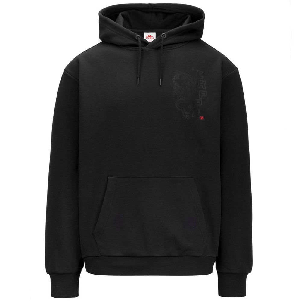 Men Kappa Authentic Jpn Gentis Hoodie Black | IV0859124