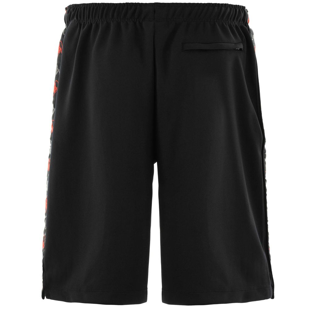 Men Kappa Authentic Livio Shorts Black | QC7932805