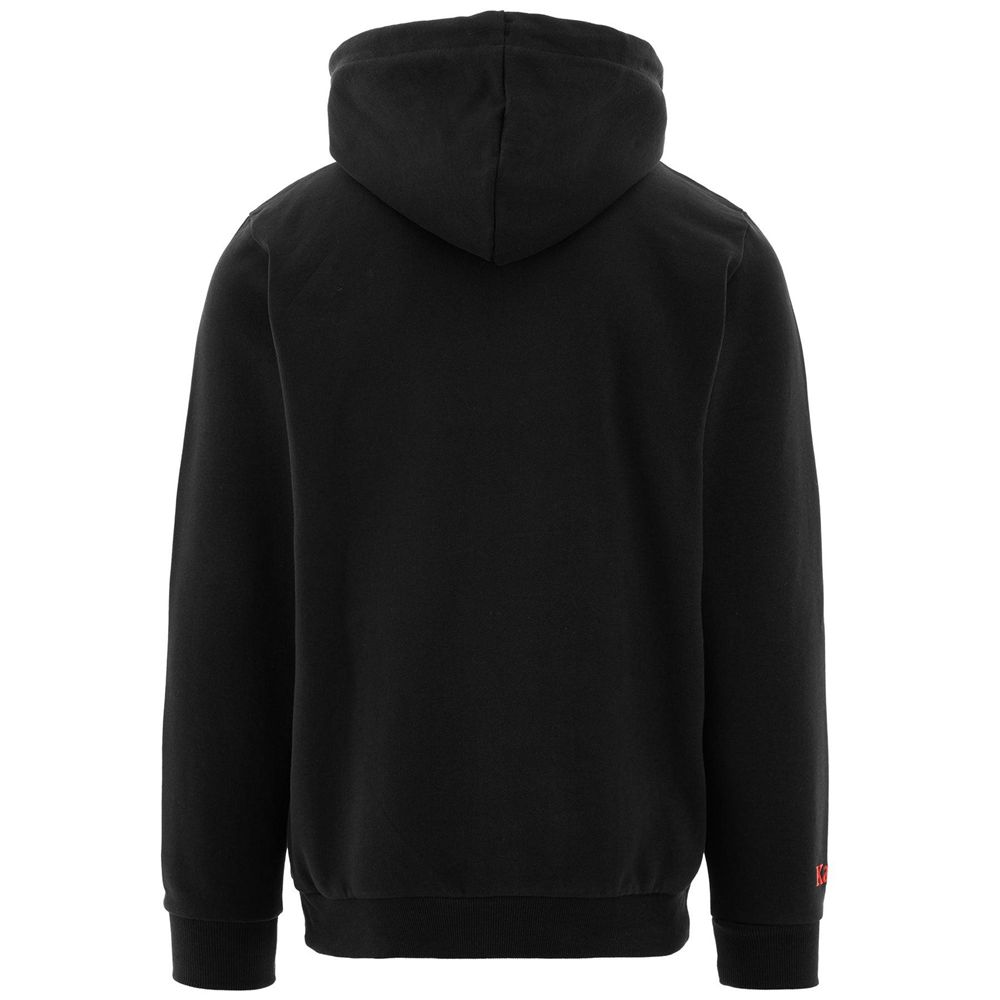 Men Kappa Authentic Lorens Hoodie Black | BH2487510