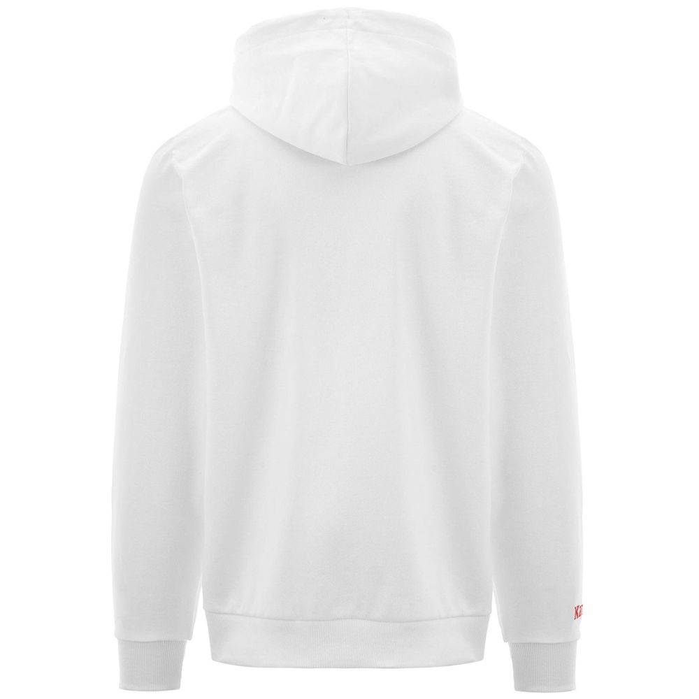 Men Kappa Authentic Lorens Hoodie White | SJ3025946