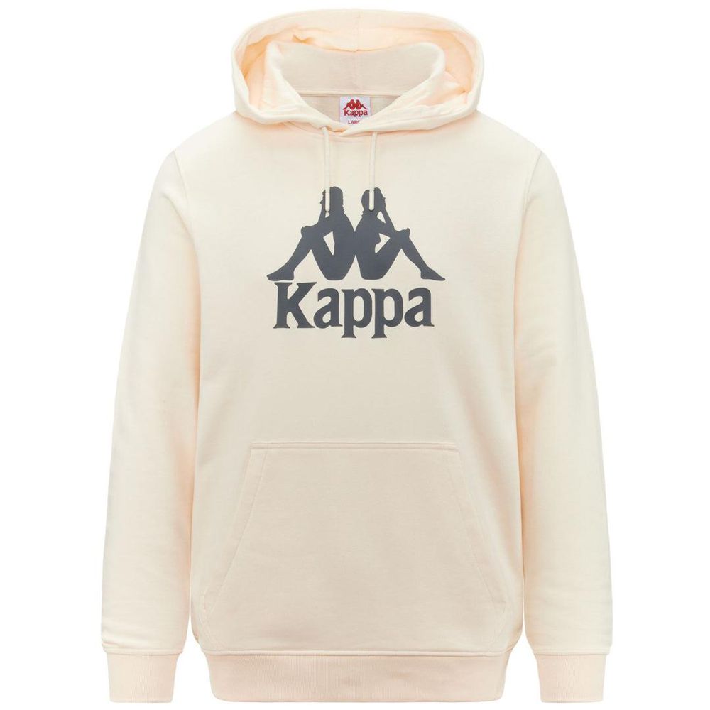 Men Kappa Authentic Malmo 2 Hoodie Beige | NA3087951