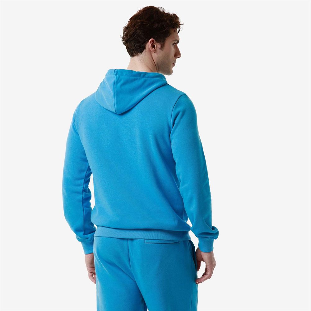 Men Kappa Authentic Malmo 2 Hoodie Blue | YS1376520