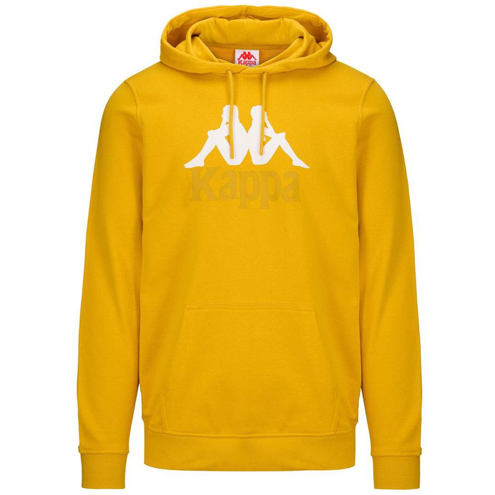 Men Kappa Authentic Malmo 2 Hoodie Yellow | IC2817069