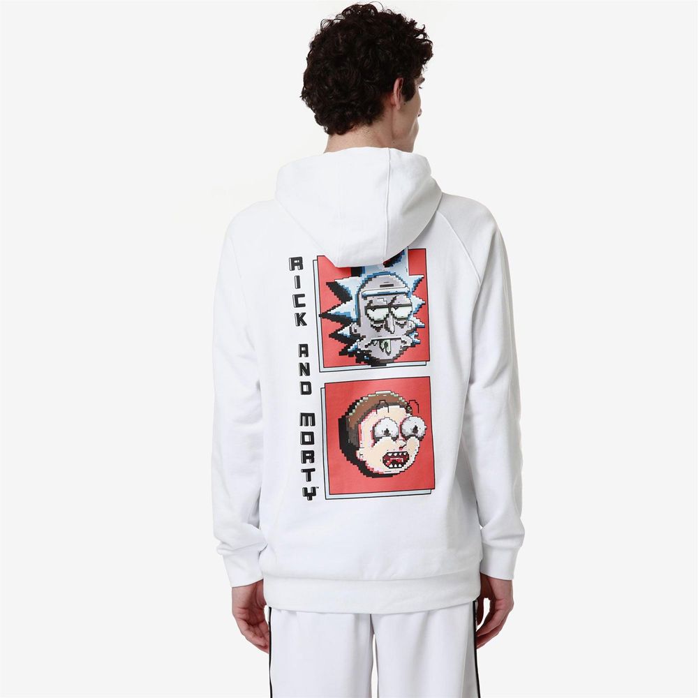 Men Kappa Authentic Manolo Warner Bros Hoodie White | VF1624735