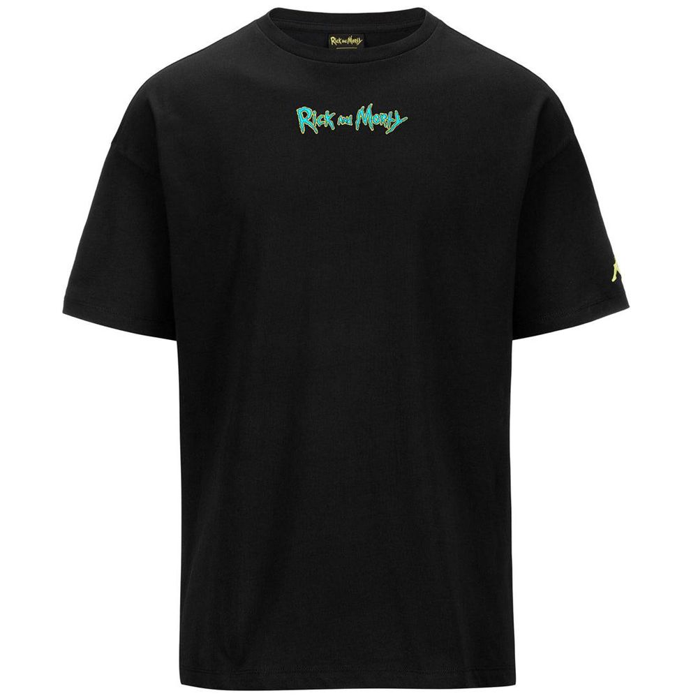 Men Kappa Authentic Marel Warner Bros T-Shirt Black | BE5049823