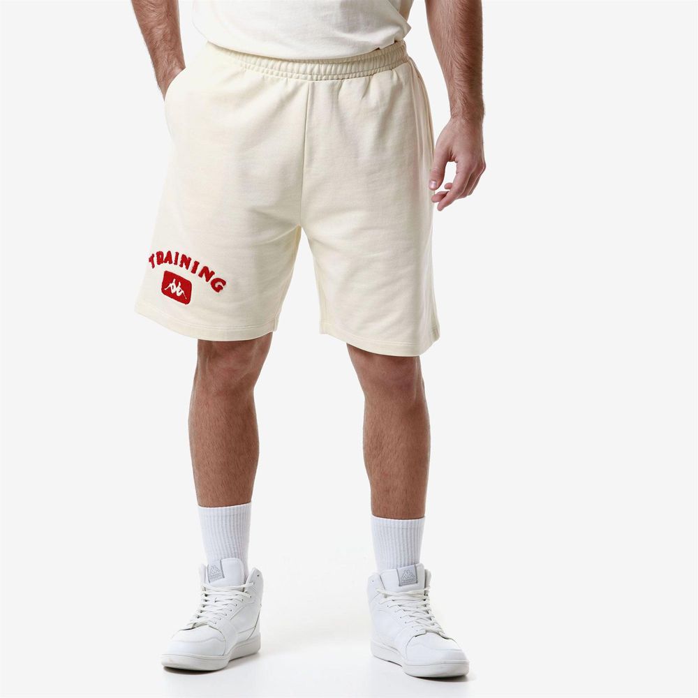 Men Kappa Authentic Premium Lavel Shorts Beige | IA3475690