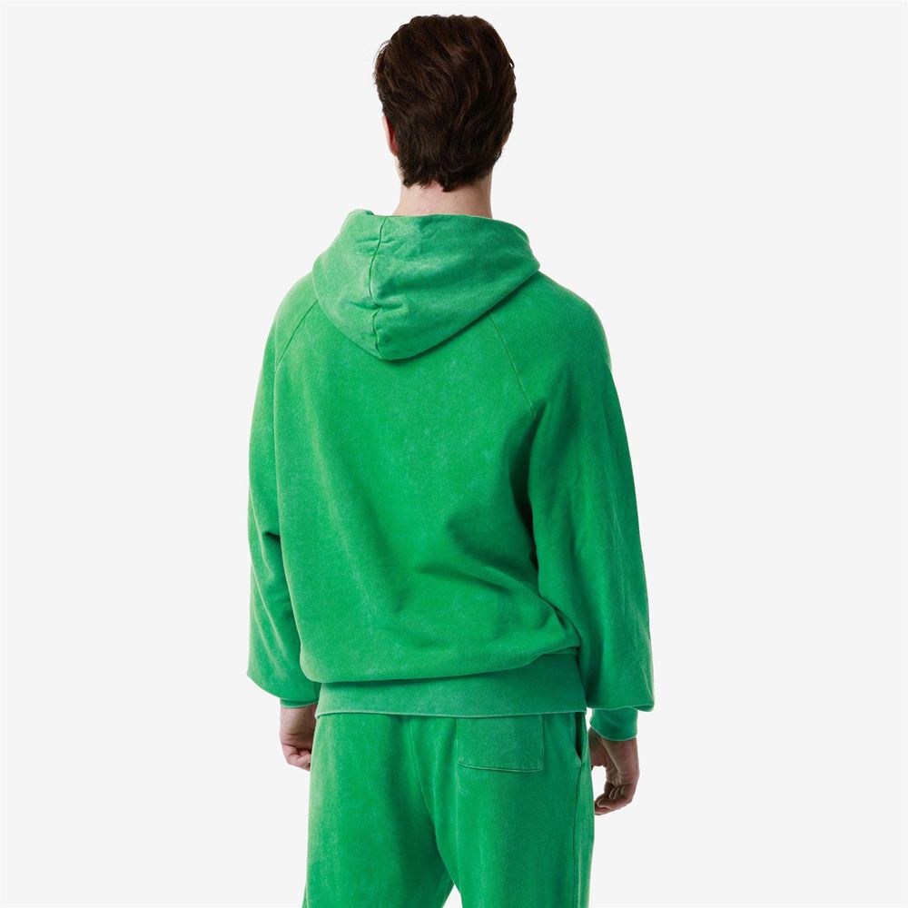 Men Kappa Authentic Premium Lome Hoodie Green | QD0795281