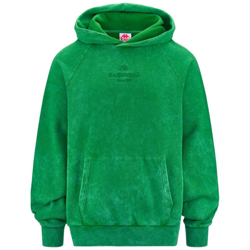 Men Kappa Authentic Premium Lome Hoodie Green | QD0795281