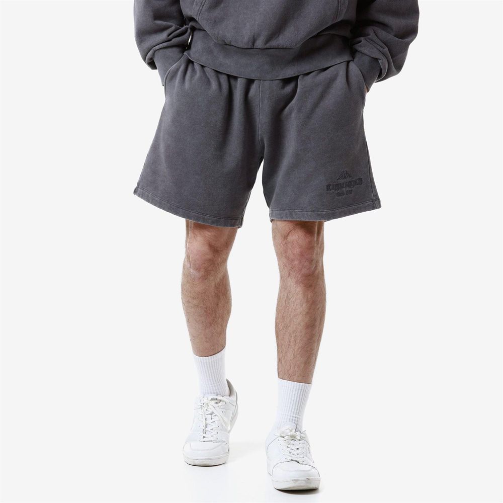 Men Kappa Authentic Premium Lou Shorts Grey | CI0351476