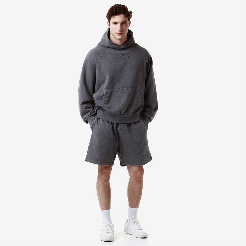 Men Kappa Authentic Premium Lou Shorts Grey | CI0351476