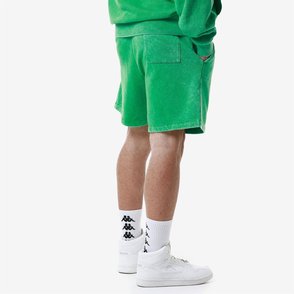 Men Kappa Authentic Premium Lou Shorts Green | BY3079682