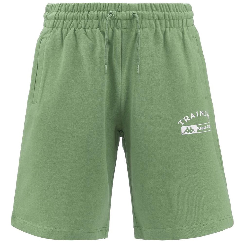 Men Kappa Authentic Spire Organic Shorts Green | EL2538417