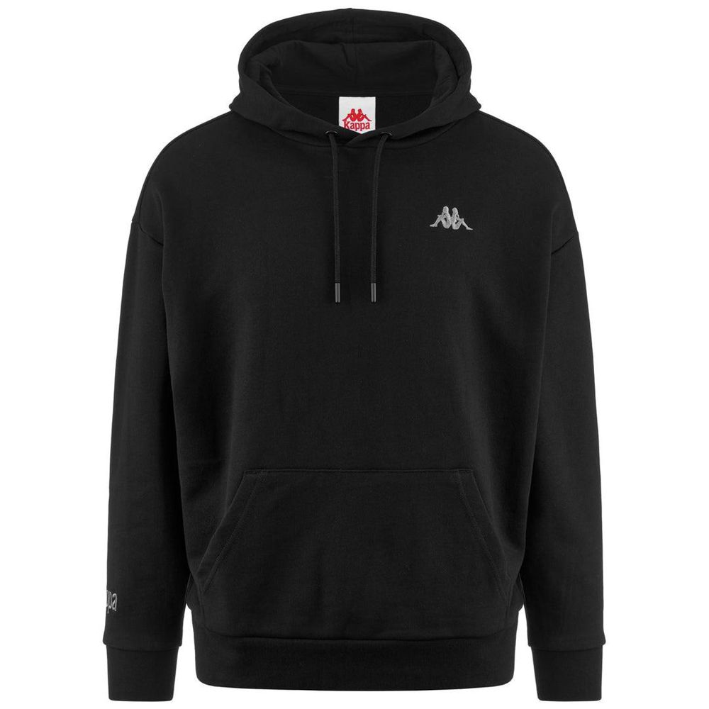 Men Kappa Authentic Tallyx Hoodie Black | GU2358910