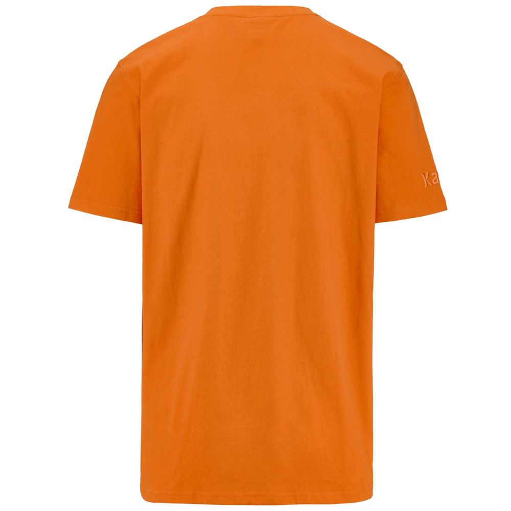 Men Kappa Authentic Tayloryx T-Shirt Orange | LC9015263