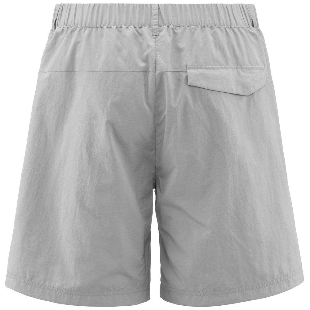 Men Kappa Authentic Tech Zest Shorts Grey | MD2735160