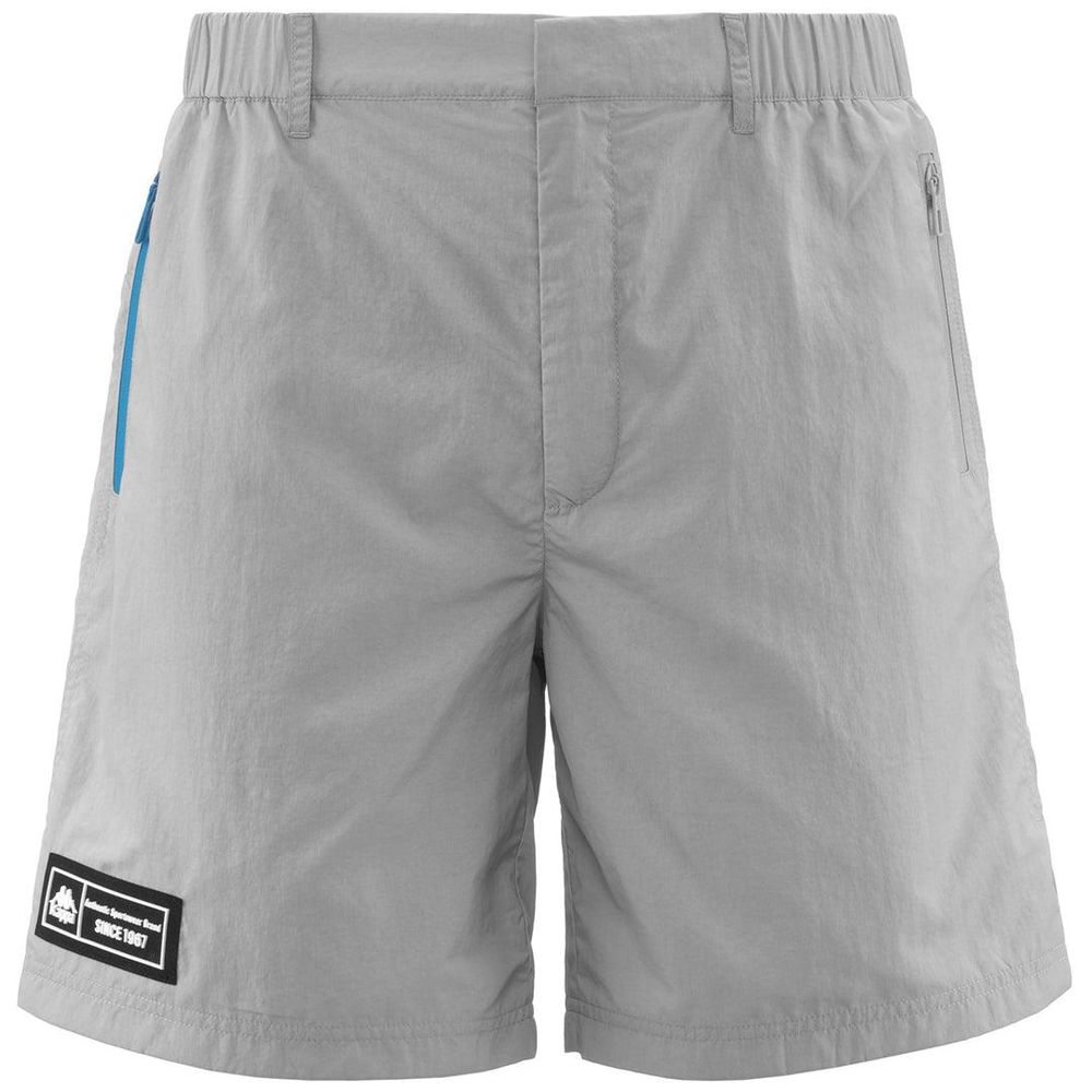 Men Kappa Authentic Tech Zest Shorts Grey | MD2735160