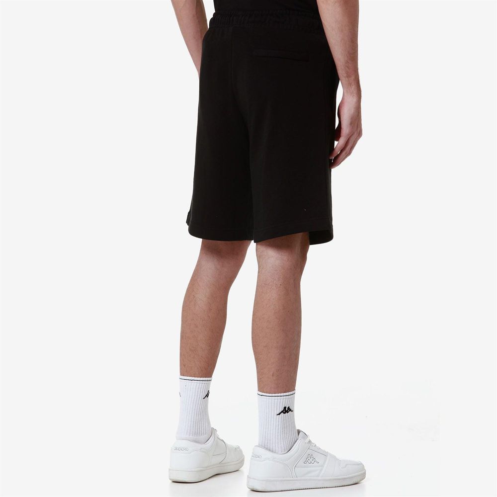 Men Kappa Authentic Uppsala 2 Shorts Black | LJ3940612