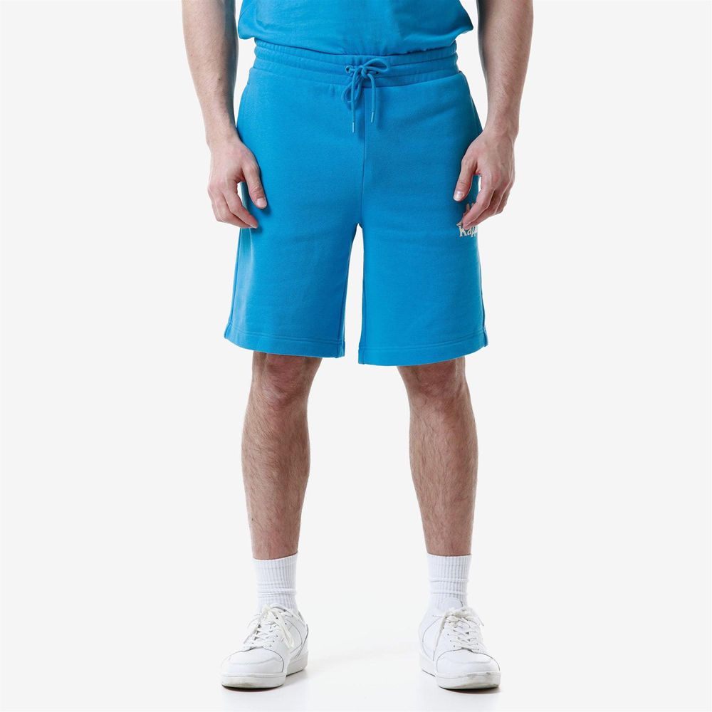 Men Kappa Authentic Uppsala 2 Shorts Blue | GF5896271