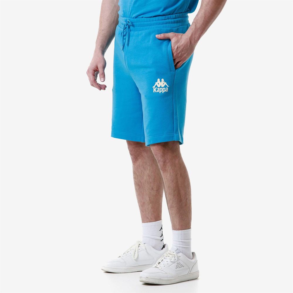 Men Kappa Authentic Uppsala 2 Shorts Blue | GF5896271