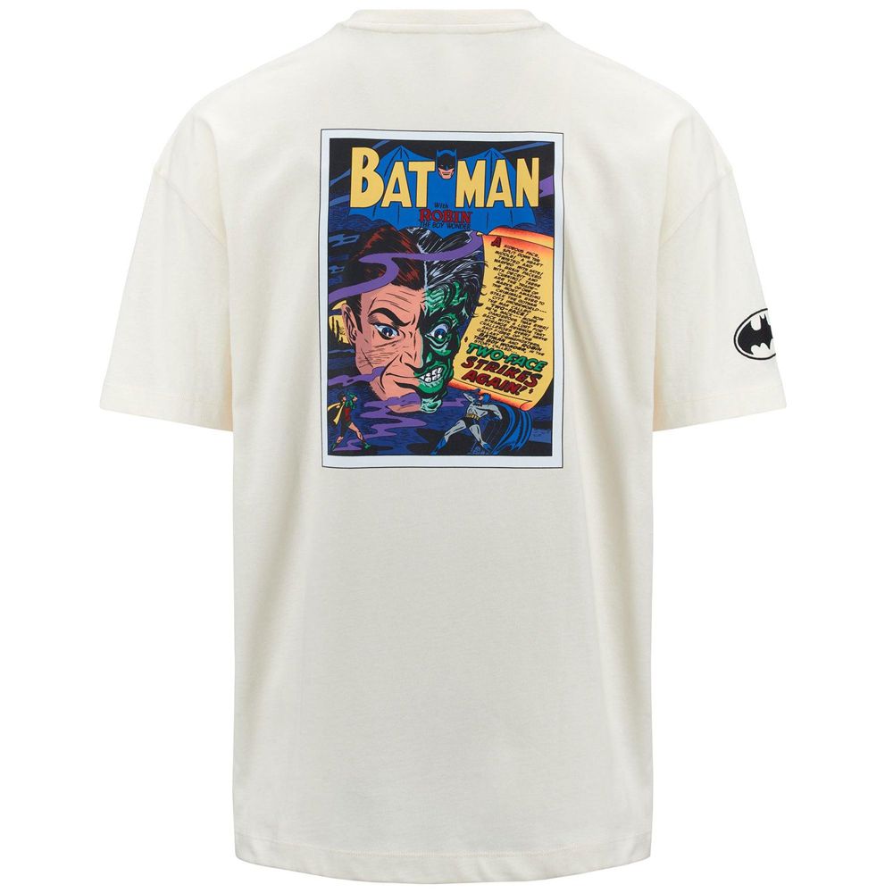 Men Kappa Authentic Zaki Warner Bros T-Shirt White | SD0857162