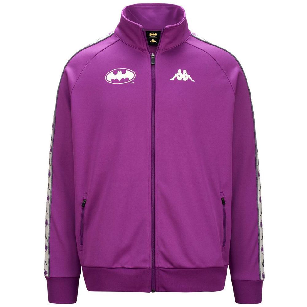 Men Kappa Authentic Zed Warner Bros Jacket Purple | GY2843906