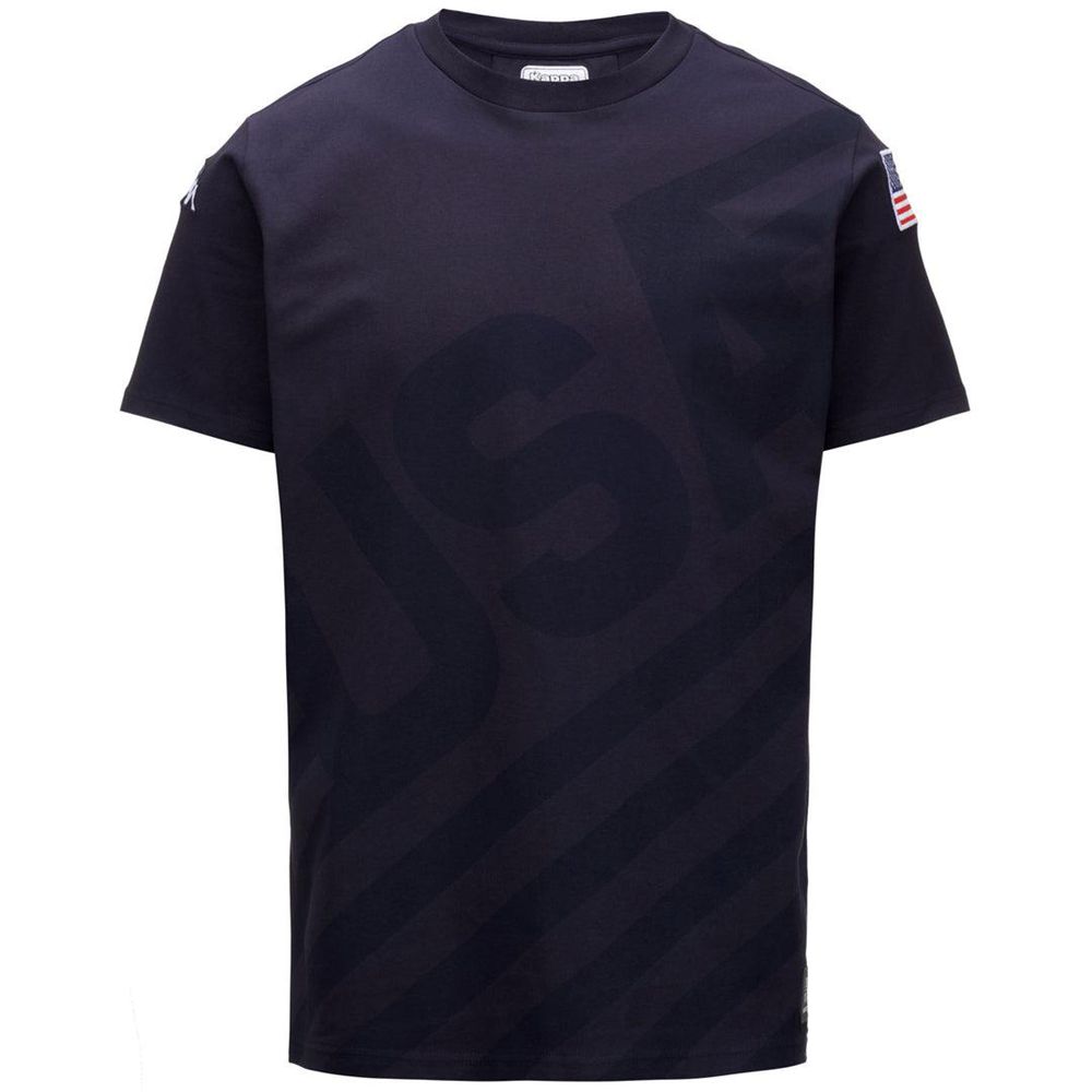 Men Kappa Ayba2 Usa Us T-Shirt Navy | GK2863705