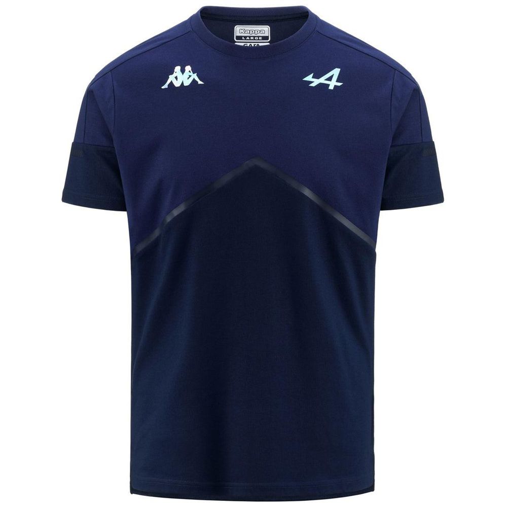 Men Kappa Aybi Alpine F1 T-Shirt Navy | OJ5396841