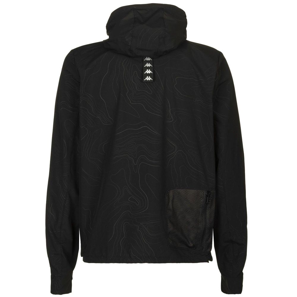 Men Kappa Bocou Jacket Black | PI6580417