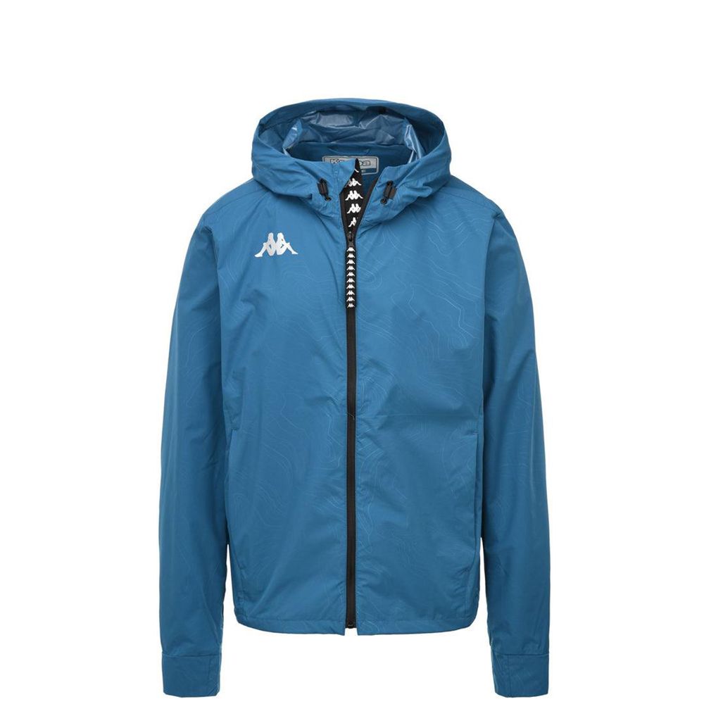 Men Kappa Bocou Jacket Blue | WV7342801