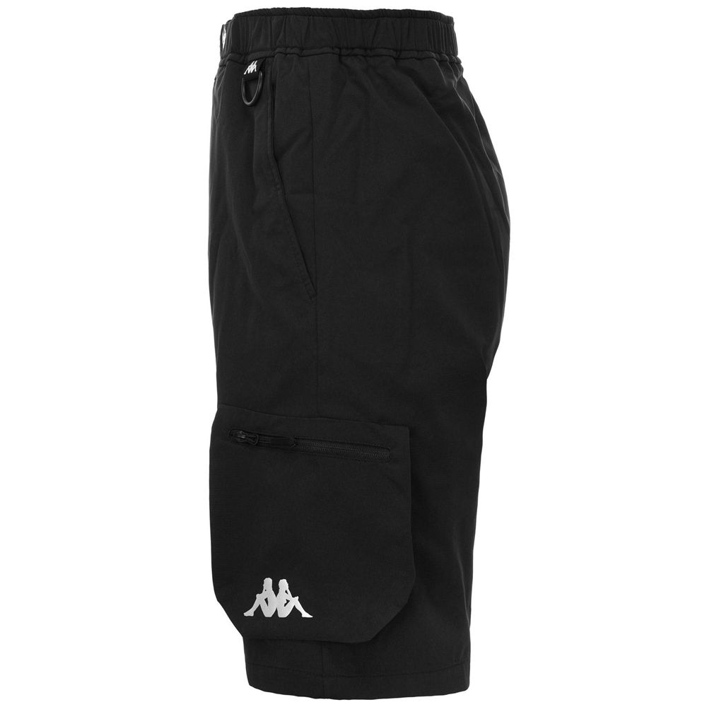 Men Kappa Bortis Shorts Black | GP6485971