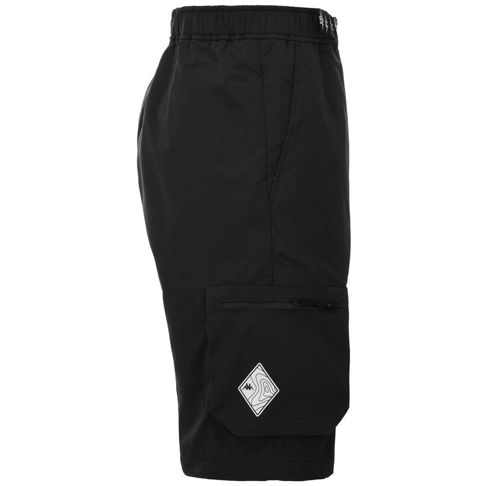 Men Kappa Bortis Shorts Black | GP6485971