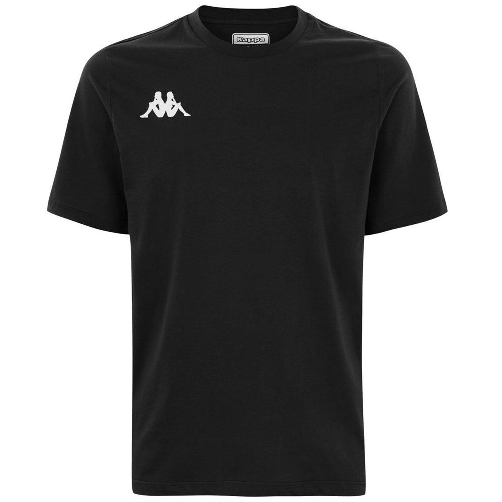 Men Kappa Dholo Jersey Black | AB1839740