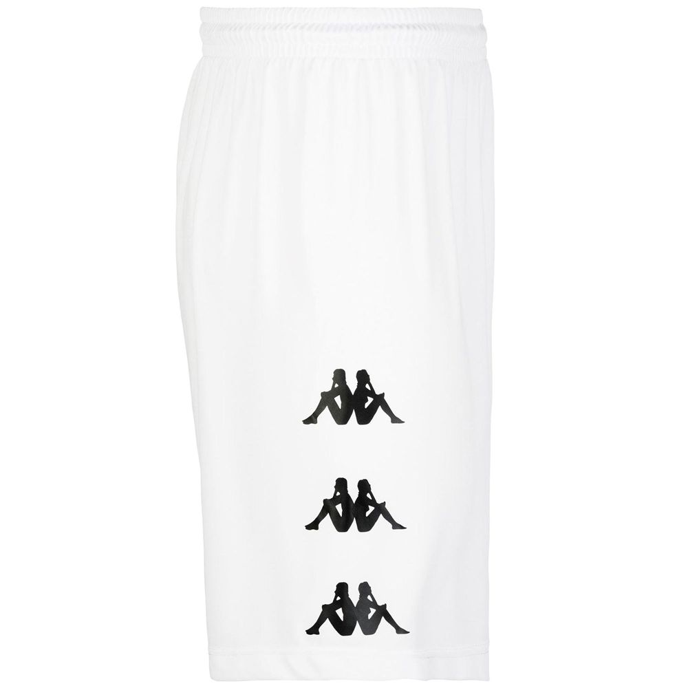 Men Kappa Dorgo Shorts White | AD4108792