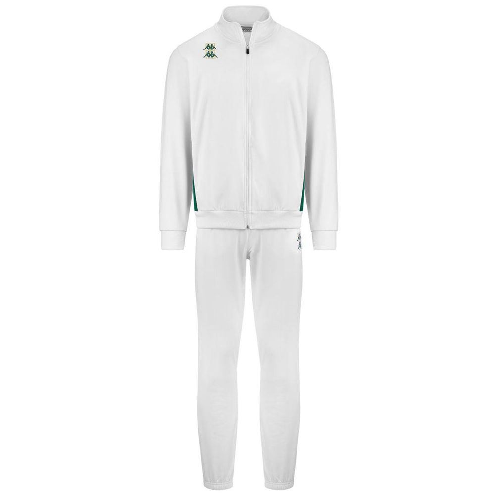 Men Kappa Dotus Tracksuit White | TV4298351