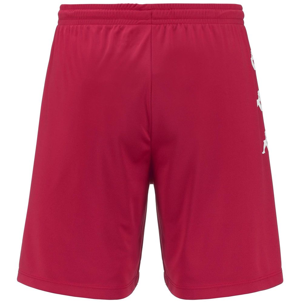 Men Kappa Dutup Shorts Red | PQ2187694