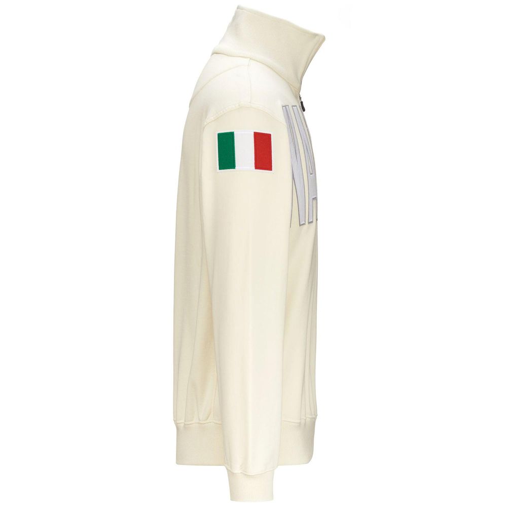 Men Kappa Eroi Napoli Sweater Beige | AU1048679