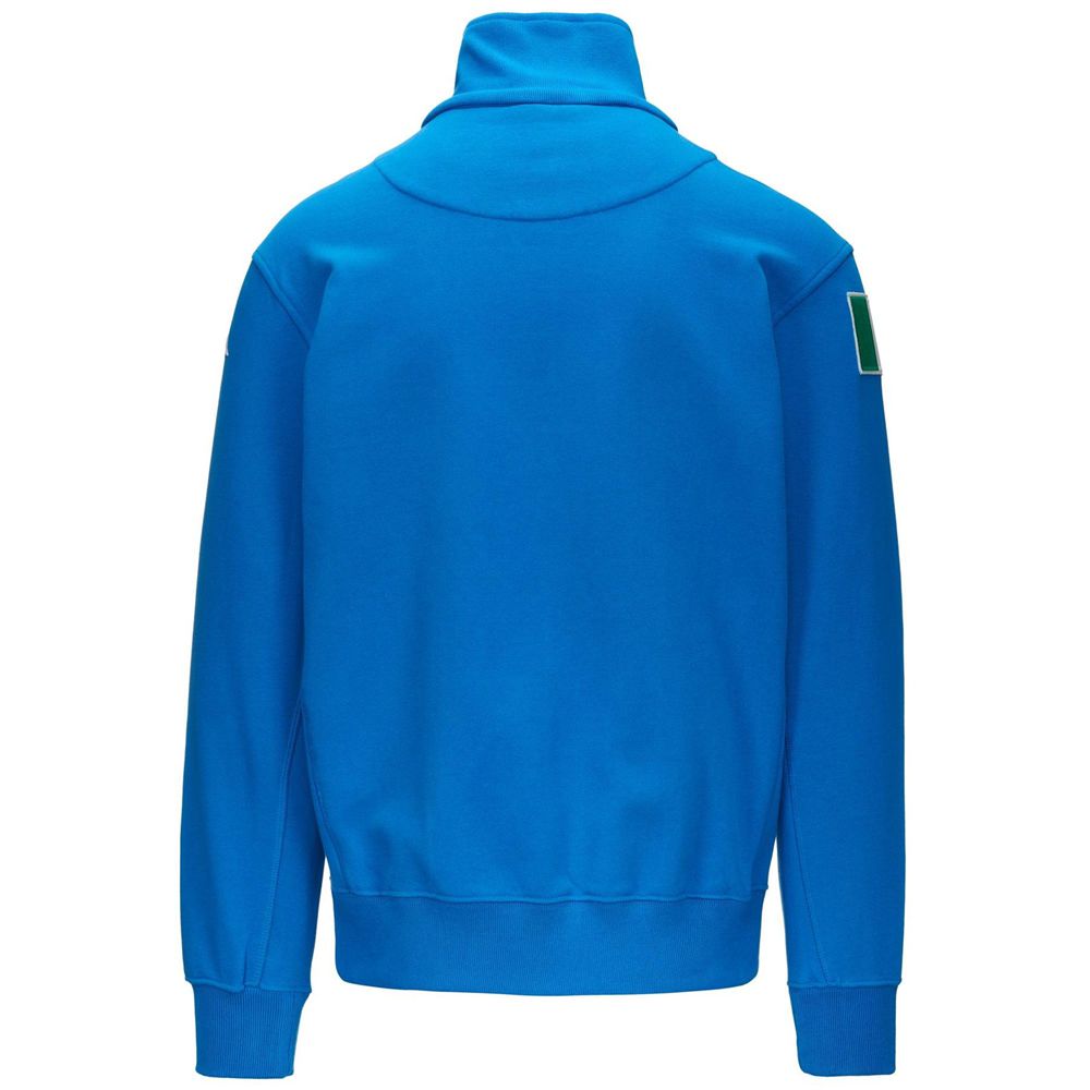 Men Kappa Eroi Napoli Sweater Blue | SI9867324