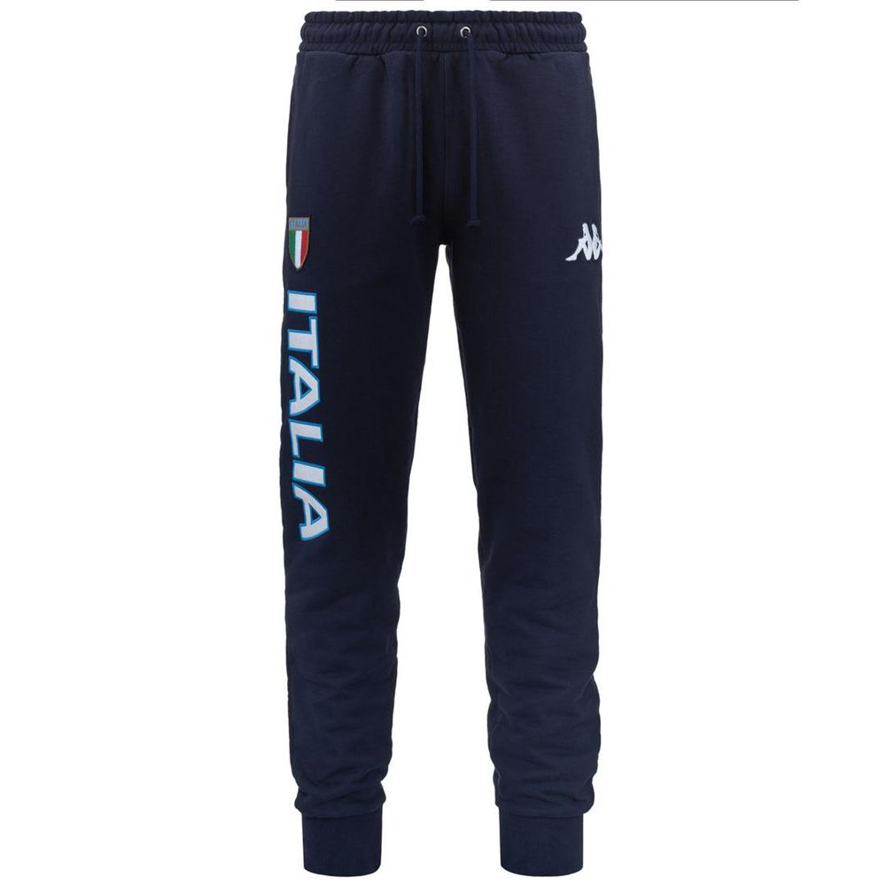 Men Kappa Eroi Pant Italia Pants Navy | ED6039481