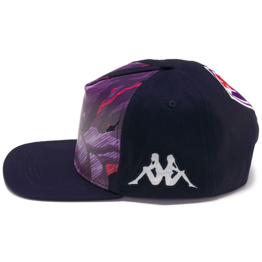 Men Kappa Esetyflat Fiorentina Cap Navy | YO6541207