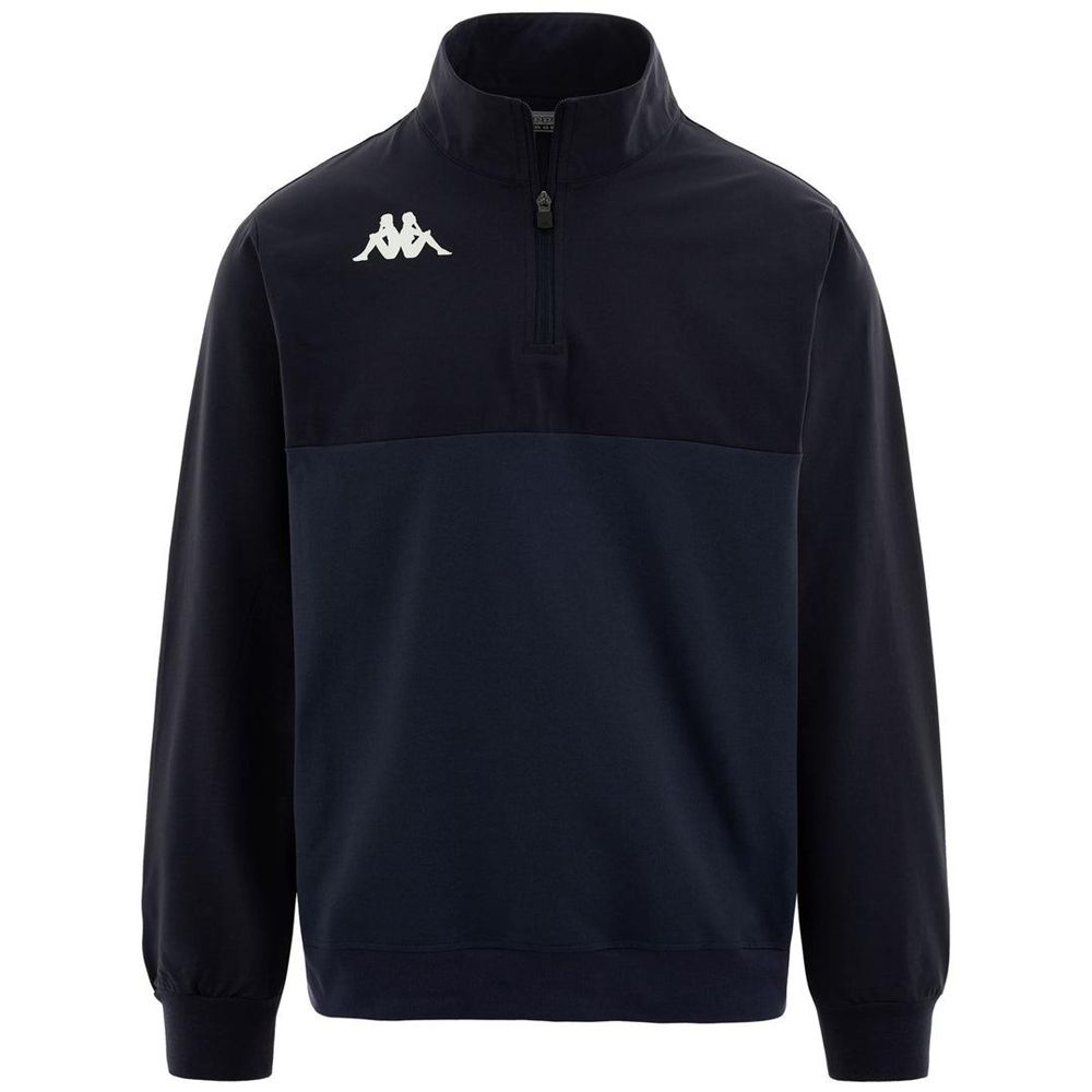 Men Kappa Finner Sweater Navy | VI3492750