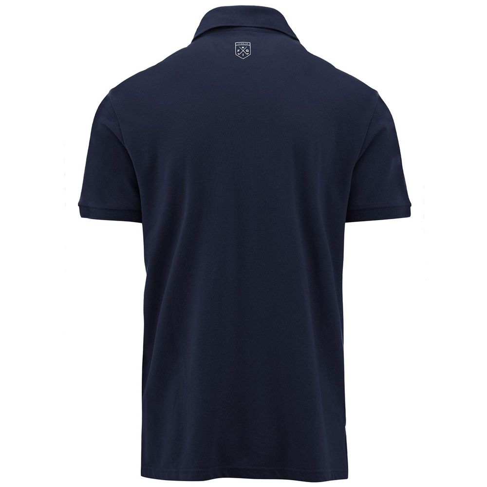 Men Kappa Fivus Polo Shirt Navy | AZ8473159