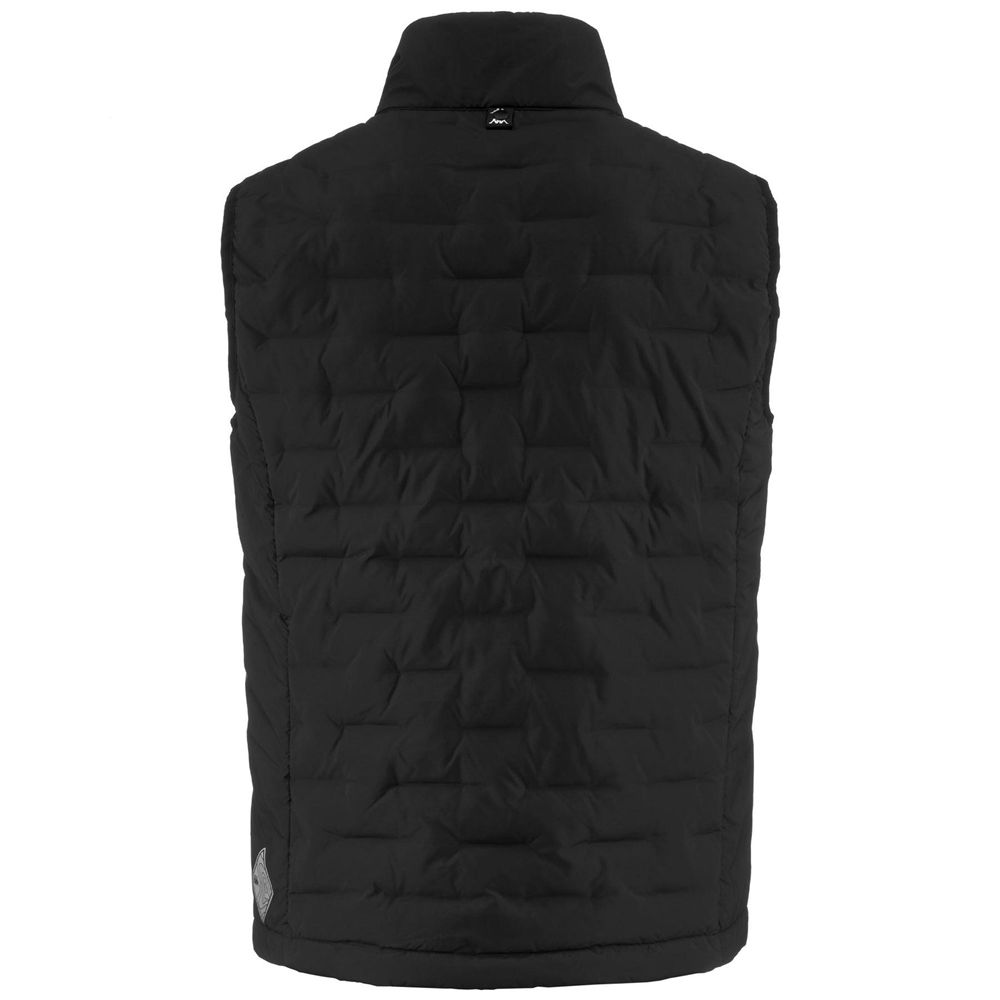 Men Kappa Hyrovest Jacket Black | CV8924753