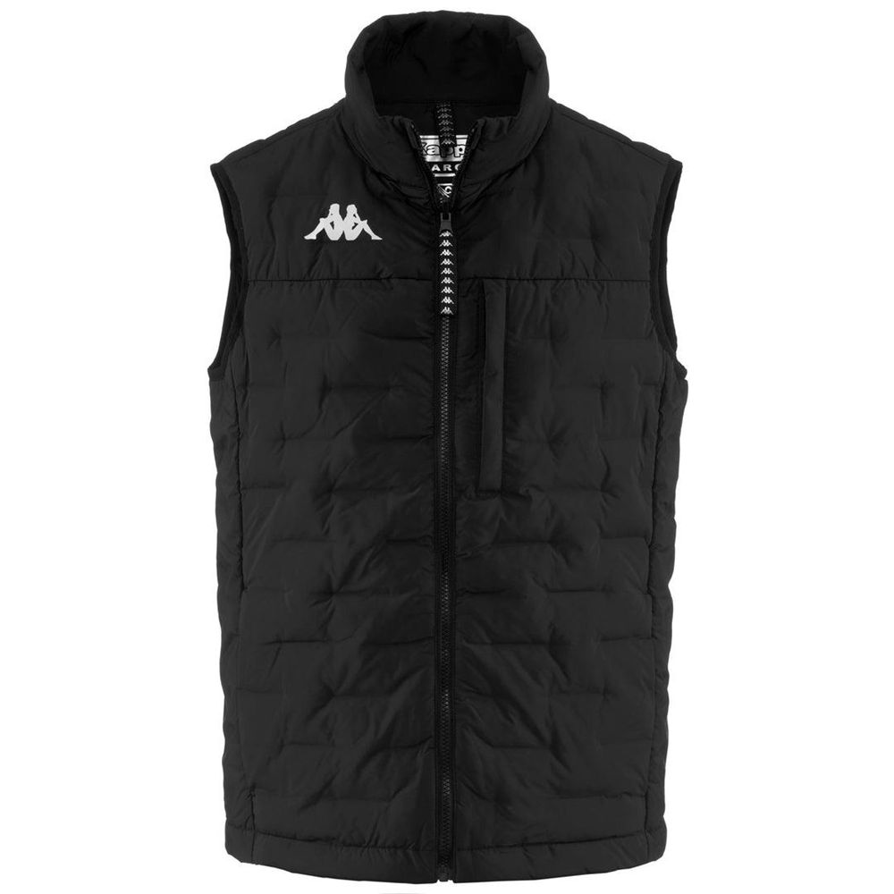 Men Kappa Hyrovest Jacket Black | CV8924753