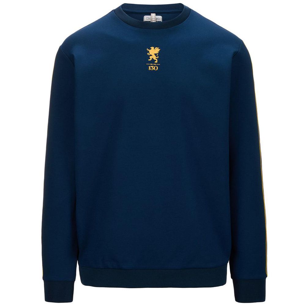 Men Kappa Jpn Colmins Genoa Sweater Navy | FL7395201