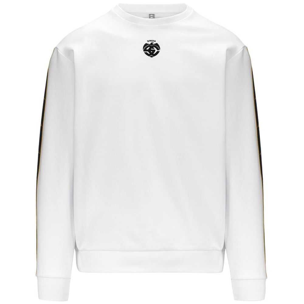 Men Kappa Jpn Colmins Spezia Sweater White | BP9216085