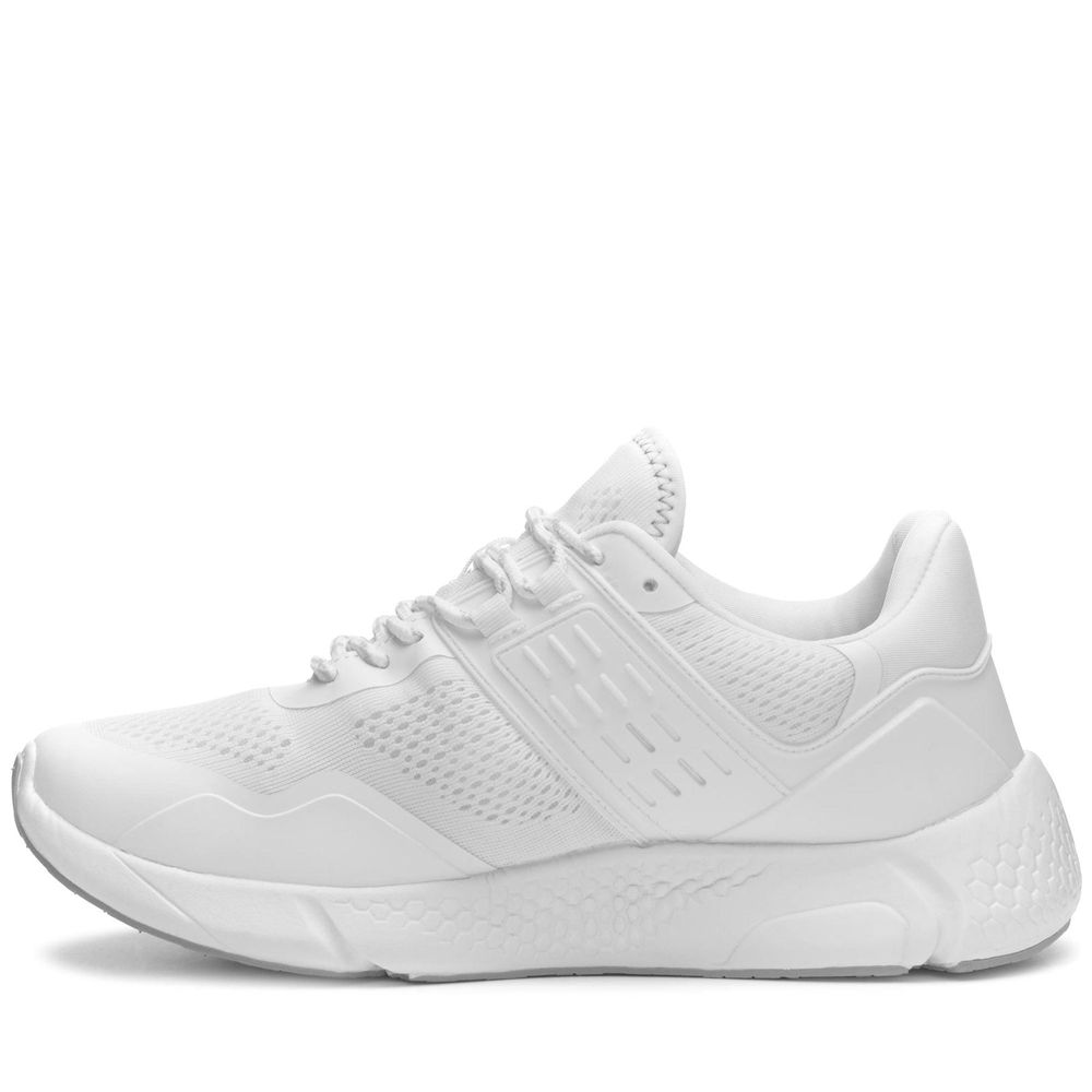 Men Kappa Kombat Clean Sport Shoes White | HD7832641