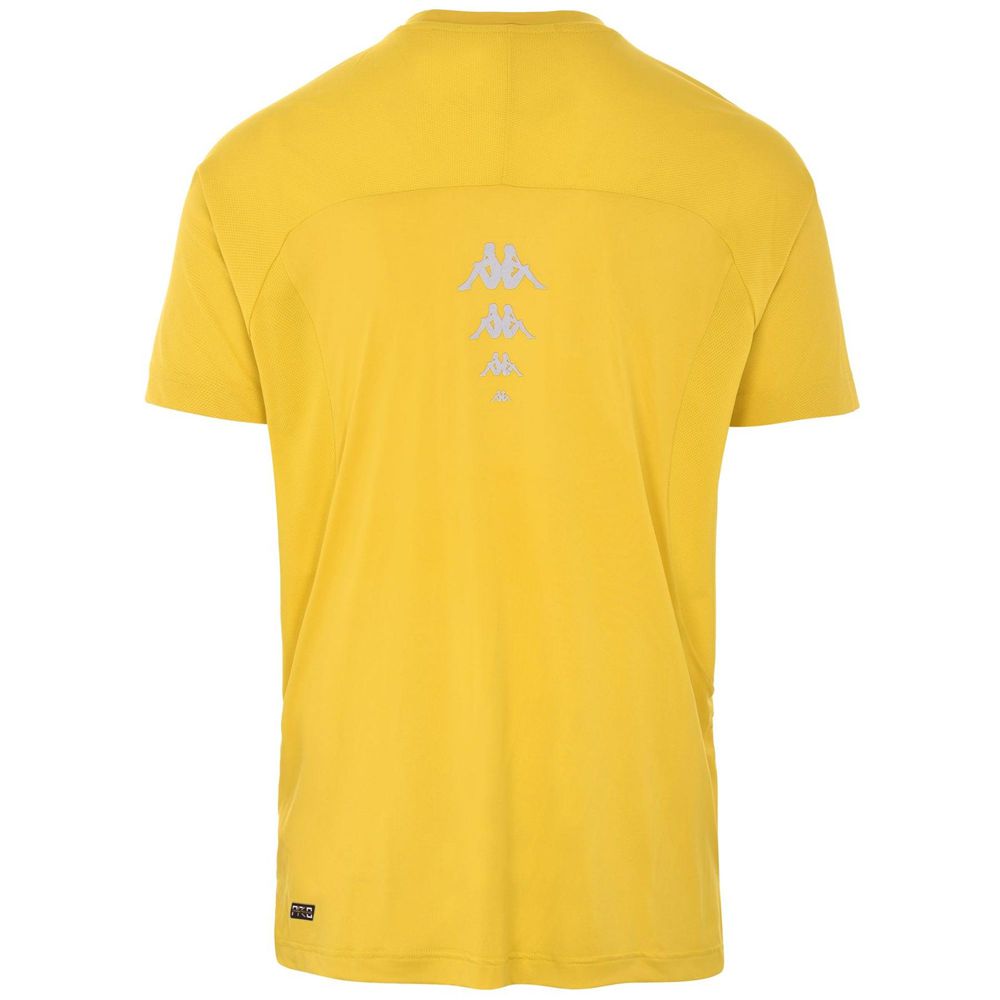 Men Kappa Kombat Eduo Jersey Yellow | GE6327140